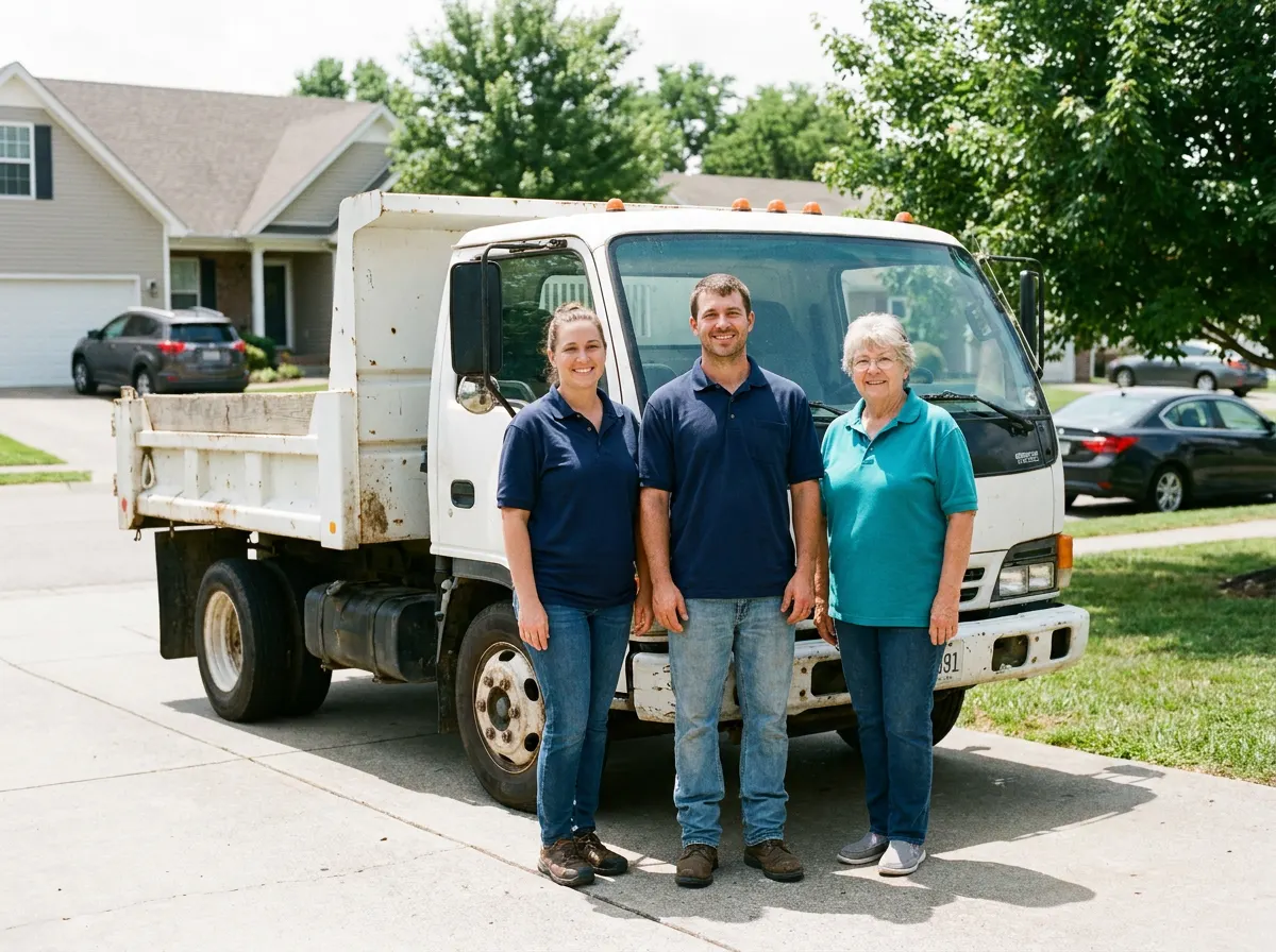 The Cumberland Haul Dumpster Rental team, dumpster rental service in Clarksville, TN
